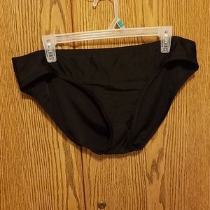 Merona black swim bottom XL